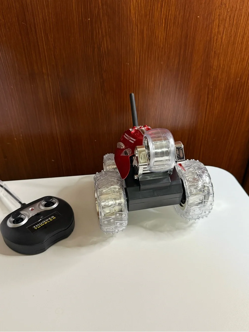 Red Remote Control Stunt Monster Truck for Kids